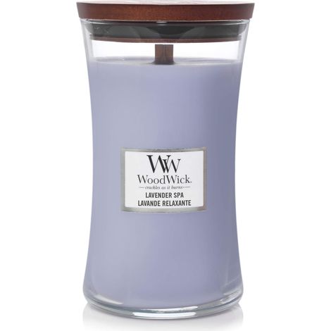 CANDELA CLESSIDRA GRANDE LARGE JAR LAVENDER SPA (1/5)