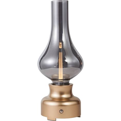 LED Table Lampdimmable 'Maxentius' made of Glass for Living Room & Dining Room