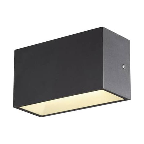 [NEUWERTIG] B-Ware Slv Sitra Led Außen Wandleuchte Terrassenleuchte Balkonleuchte Up Down 20 Anthraz