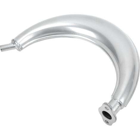 Silencieux d'échappement demi-lune banane en alliage d'acier, pour moteurs 2 temps 49cc 60cc 66cc 80cc, vélo motorisé (1/5)