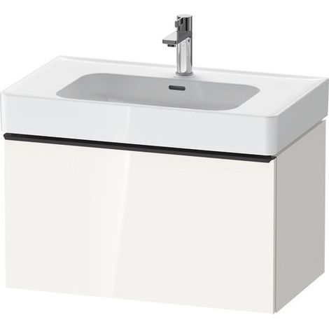 DURAVIT DE42770BD220000 DNe WTU WH R.Ek 784x452x440 Blanc Brillant H