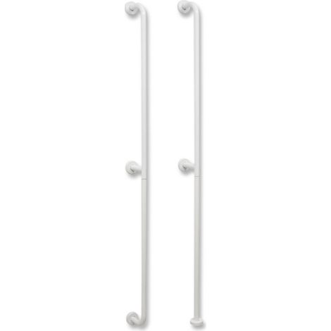 Senkrechter Haltegriff lackiert Wand/Wandbefestigung Serie EASY Idral 12003V-PP  Weiß
