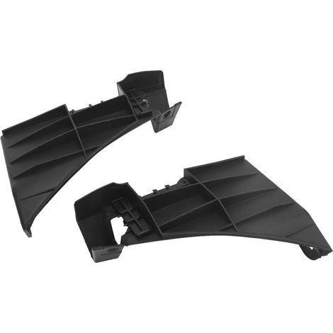 Coppia di staffe di supporto per paraurti anteriore per modelli Mustang dal 2005 al 2009, realizzate in plastica.