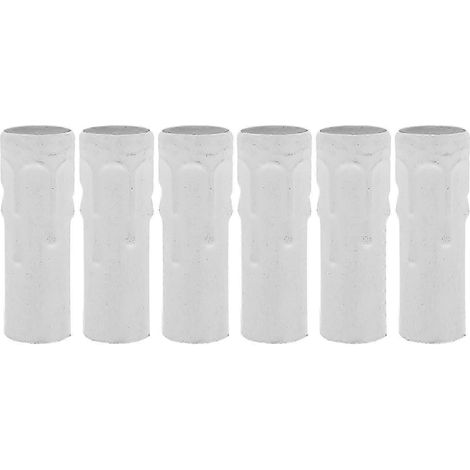 Lot de 6 manchons pour bougies de lustre E14, cache-douille pour candélabre, Walkbee 7604 B (1/5)