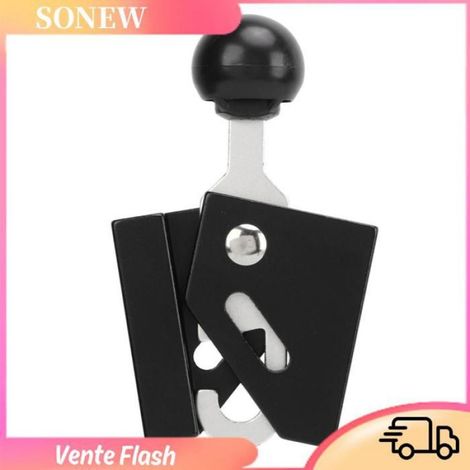 Capuchon Poteau Tente - Alliage D Aluminium - Angle Reglable Jusqu A 90 Degres - Pour Poteaux Et Auvents 8 Mm - 1 Piece (1/5)