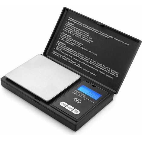 Balance De Poche - 200G X 0,01G Balance De Précision, Balance De Cuisine, Balance De Precision 0,01G, Balance Avec Affichage Lcd Et Fonction Tare (1/4)
