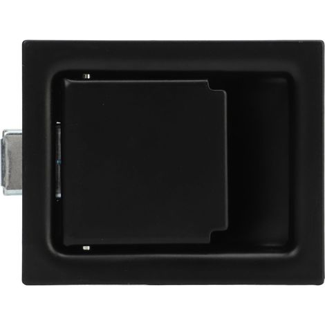 Ortviai Verrou à levier pour porte de caravane, remorque ou coffre à outils – 84 x 68 mm, acier laminé à froid galvanisé