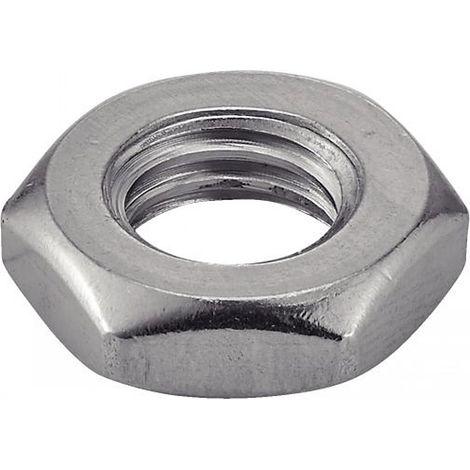 Ecrou bas hexagonal pas à gauche - Inox A2 M16 - Boîte de 25