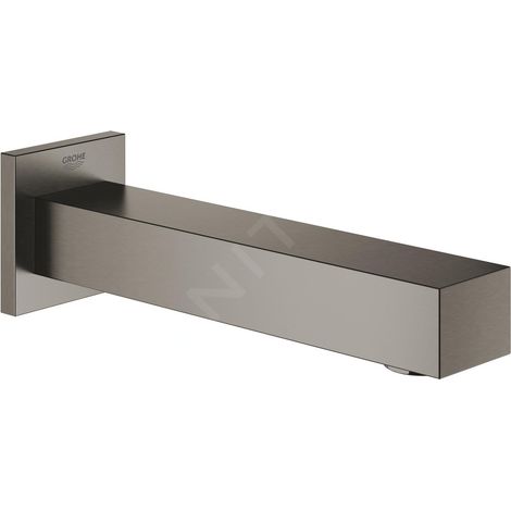 Eurocube bec de baignoire mural, hard graphite brossé (13303AL0) (1/5)