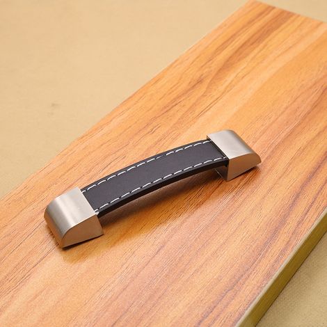 Möbelgriff aus Kunstleder für Kleiderschrank, Schublade und Kommode – 96 mm