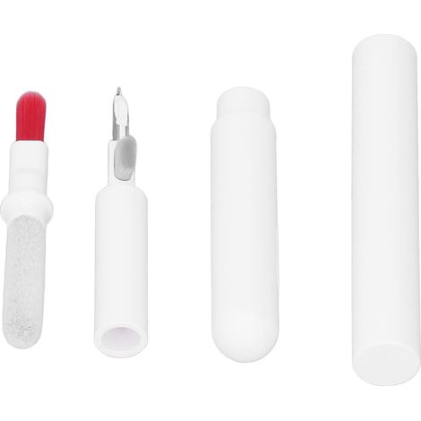 Multifunktionale Reinigungsbürste für Bluetooth-Ohrhörer, tragbarer Reinigungsstift für elektronische Geräte, Weiß (1/5)