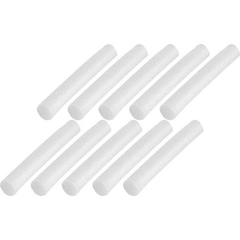 Bâtonnets de mousse antidérapants pour housses de coussins de canapé, 10 pièces par paquet, compatibles avec les housses de canapés et les meubles de salon, simples et pratiques, blancs, avec fonction (1/5)