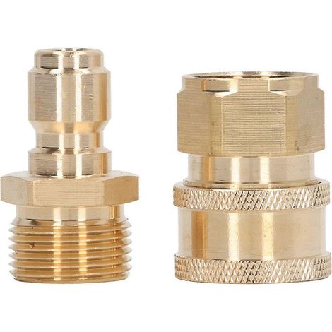 5000 PSI Hochdruckreiniger-Anschlüsse, Waschmaschinen-Schlauchadapter, Innen- und Außenverbinder M22x1,5 mm