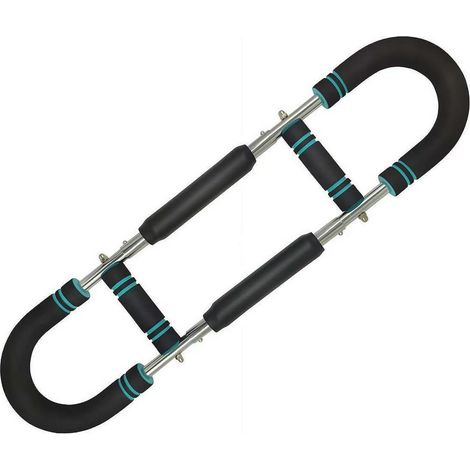 Barre D'Entraînement Poitrine Et Avant-Bras Réglable - Résistance 20 À 50 Kg - Structure Détachable - Pour Salle De Sport Et Usage Domestique - 1 Pièce (1/5)