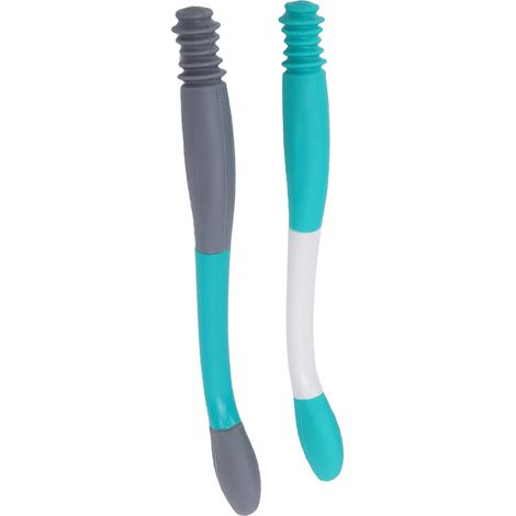 Lot de 2 aides à l'essuyage pour les toilettes, 40 cm de long, avec poignées, essuie-tout, aide à l'essuyage pour les personnes âgées (1/5)
