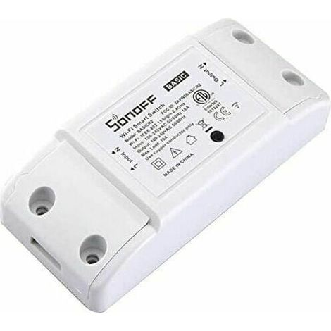SONOFF BASIC R2 Smart Switch mit WLAN, kabelloser Fernbedienung, Timer und App-Steuerung, kompatibel mit Amazon Echo Alexa, Android und iOS (1/5)