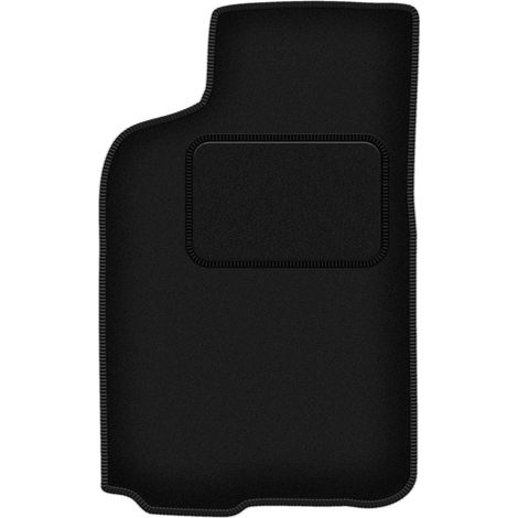 Tapicería negra mate para el asiento del conductor de: Toyota Camry V20 II sedán (1986-1991) (1/5)