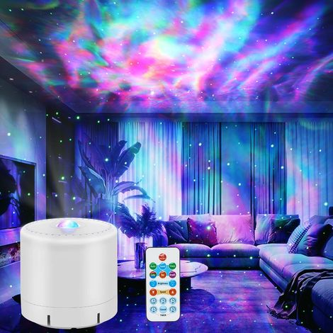 Projecteur galaxie, projecteur d'étoiles avec minuterie et télécommande pour la décoration de chambre d'adulte, les fêtes, veilleuse étoilée