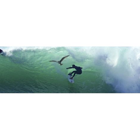 Tableau sur toile take off 30x97 cm - Impression sur Toile Murale Décorative - Image imprimée en HD sur Toile - Toile sur Châssis en Bois FSC - Fabriqué en France (1/4)