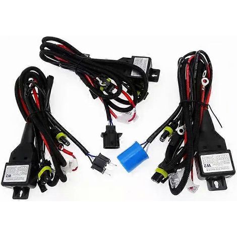 ZMLEVEpièce pour faisceau de câblage H4 H13 9007, connecteur de lampe xénon HID, kit de commande de lampe télescopique, faisceau lumineux 5500 (1/5)
