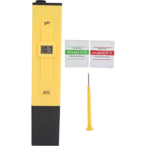 PH-107 Wasser-Säuremessgerät, digitaler pH-Tester in Stiftform, pH-Tester für Wasserqualität, 0,0 – 14,0