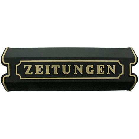 Burg-Wächter giornale scatola con etichetta, in alluminio pressofuso, 1890 g, Verde (1/4)