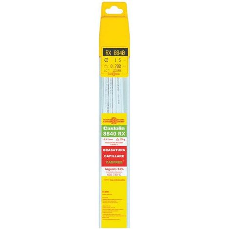 Bacchetta 1,5MM per Brasatura Lega 8840RX Castolin Confezione 200GR - 8840RX1502I (1/2)