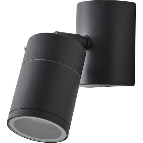 Litecraft Irela Spotlight Adjustable Outdoor Wall Ceiling Light - Anthracite (1/5)