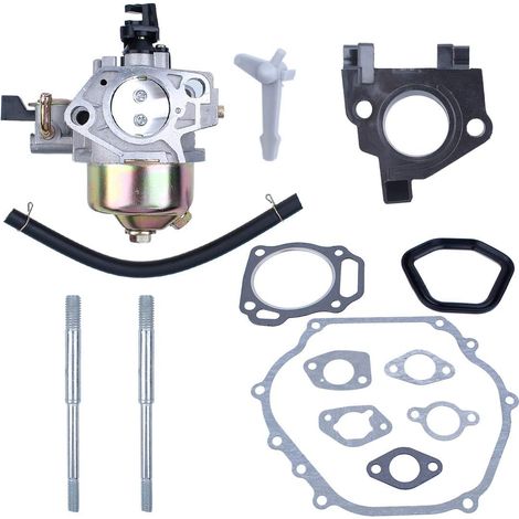 Kit de carburateur thermique réglable, déflecteur, entretoise, joint et boulons pour HONDA GX390 moteur chinois 188F 190F, moteur de tondeuse à gazon, générateur (1/5)