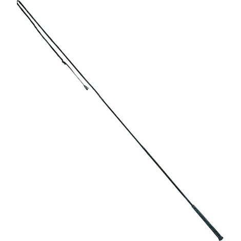 Rosso - Mezzafrusta rivestita in nylon con manico in gomma da 168 cm