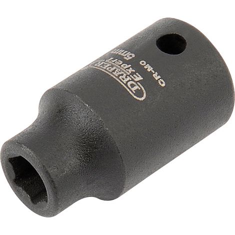 Draper Expert HI-TORQ 5mm Metric Impact Socket for 1/4" Drive - Heavy-Duty 1/4" Square Drive Impact Socket (1/5)