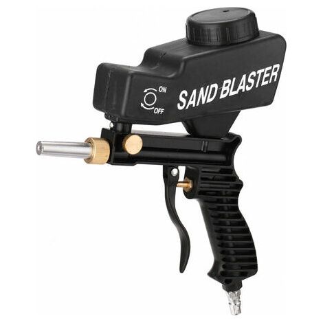 Sableuse pneumatique portable 70-150PSI – Débit 198l/min – Corps léger en aluminium – Pour nettoyage rouille et peinture