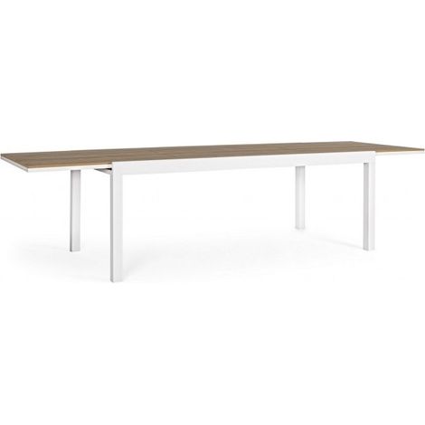 Table extensible en aluminium 95x200-300 Elias YES - Blanc (1/5)