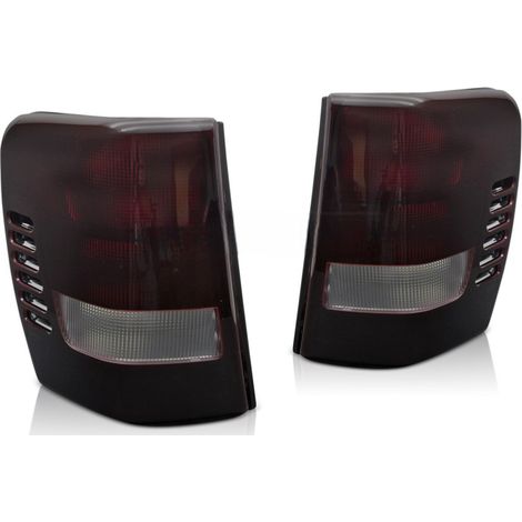 Paire coques feux arriere Jeep Grand Cherokee 99-05 Rouge Sombre-41272554 (1/2)