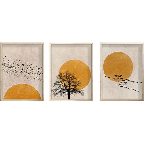 Quadro da parete in MDF con cornice Painting Multicolore (1/5)