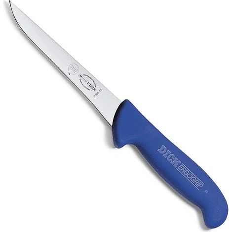 Coltello da disosso 10 cm dritto stretto duro da macellaio DICK ERGOGRIP