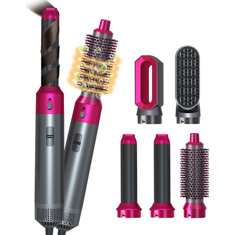 Ferro arricciacapelli - Asciugacapelli - 5 in 1 - Airstyler - Spazzola arricciacapelli - Piastra lisciante - Dona volume - Liscia - Arriccia i capelli - Ferro arricciacapelli automatico (1/2)