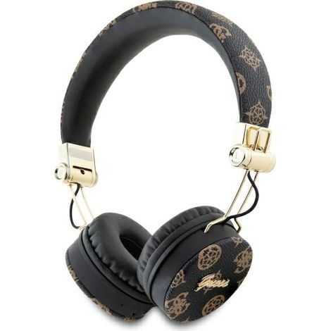 Auriculares supraaurales Bluetooth ENC Guess Peony Script negros (1/3)
