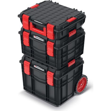 Kistenberg KXCS454080, Set de box de strumenti mobili C BLOCK PRO, Nero