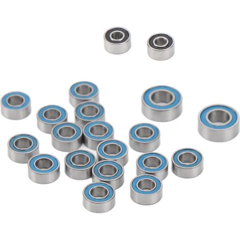 20 Roulements à Billes Acier RC - Kit Roulements à Billes pour Roues, Doubles Joints Caoutchouc - Compatible AXIAL 1/24 SCX24 (1/5)