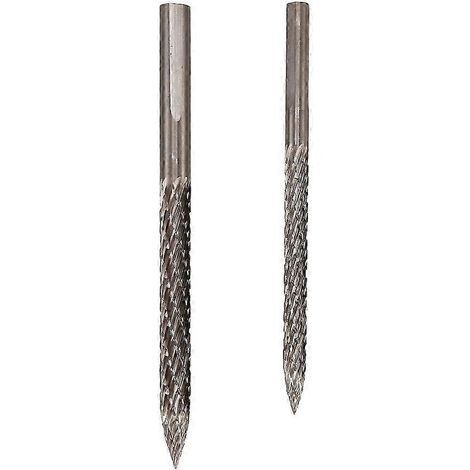 Lot 2 fraises en carbure pour réparation pneu - 4,5/6mm - Coupe-fil pour rustines (1/5)