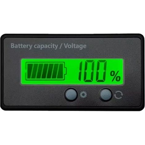 Voltmètre Numérique à LED, Testeur de Tension, Batterie au Lithium, Plomb Acide, Lifepo4, 12 V/24 V/36 V/48 V, Indicateur de Capacité (1/4)