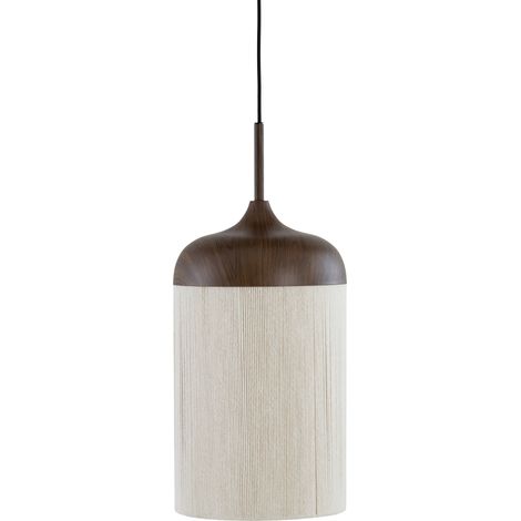 Light & Living - suspension - Dania - beige marron - coton métal (1/4)