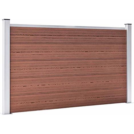 Maison Exclusive - Gartenzaun WPC 699x106 cm Braun (1/5)