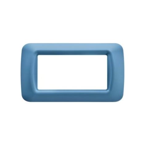 PLAQUE 4 POS.BLEU CIEL TOP SYSTEM GEWISS GW22564