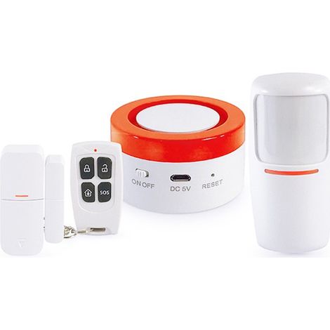 Tuya Kit Sistema di Allarme WiFi con Sirena