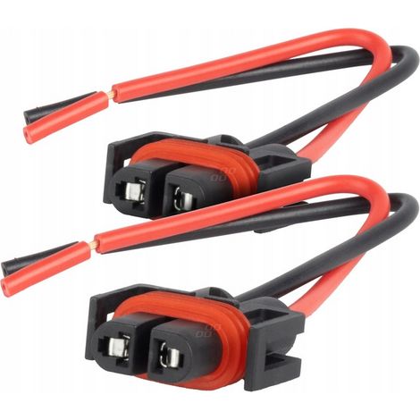 CUBO IN CERAMICA H8 H9 H11 PORTALAMPADA DRITTO CONNETTORE