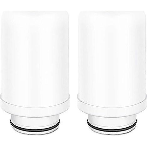 Water Filter Replacement Cartridges, Ceramic Filter Replacement, Faucet Filtration System, Activated Carbon Filter, (Ceramic Filter Cartridge x 2) (1/5)