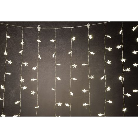TrendLine Lichtervorhang 80 LED Sterne Lichternetz Weihnachtsbeleuchtung (1/2)