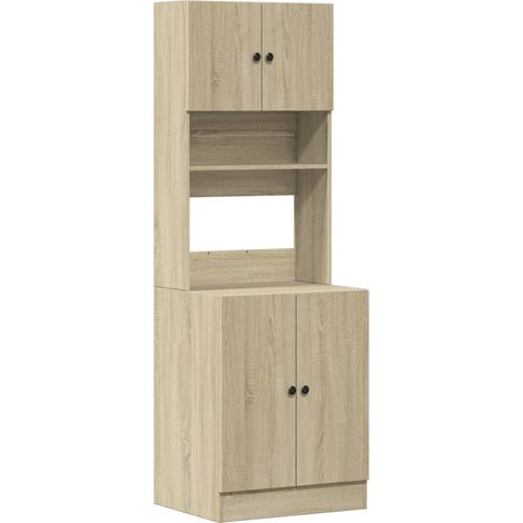 Maison Exclusive - Mobile da Cucina Rovere Sonoma 60x50x180 cm Legno Multistrato